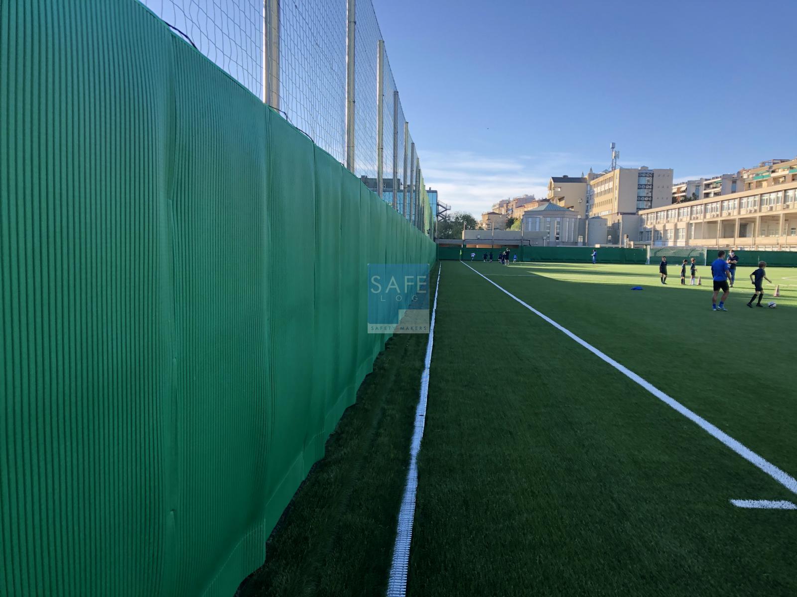 Protezioni antitrauma campo calcio Trieste
