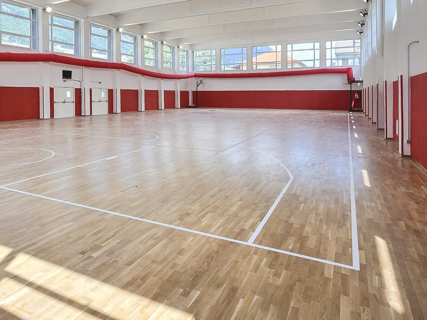 Protezione pareti palestra con Tetris